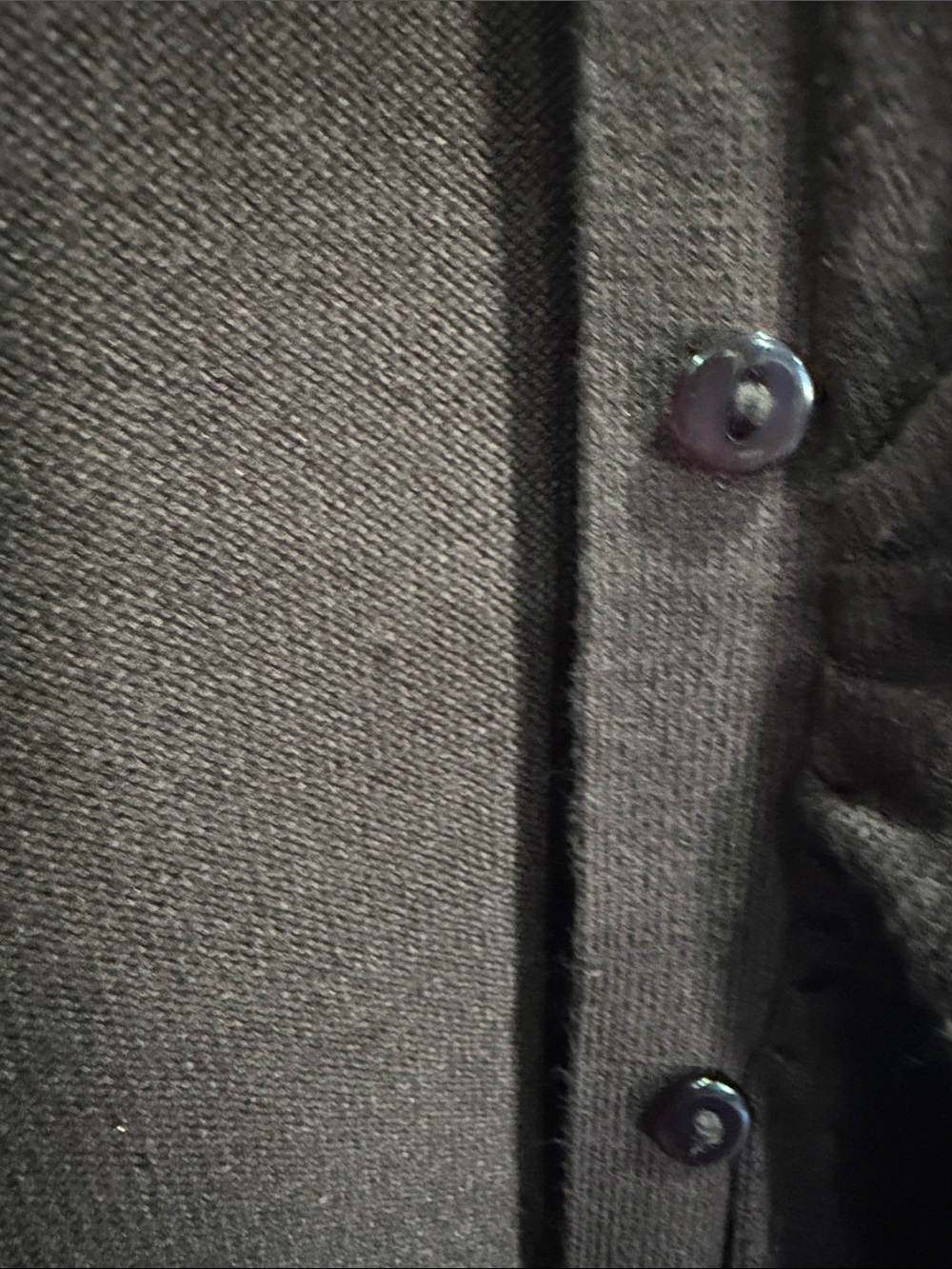 Suzy Shier Dark Brown Open-Front Women's Cardigan - Picture 2 of 4